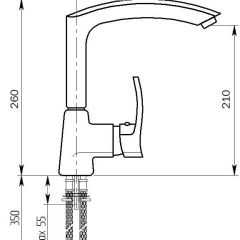 Смеситель MS-002 в Новоуральске - novouralsk.mebel24.online | фото 3