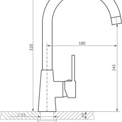 Смеситель MS-014 в Новоуральске - novouralsk.mebel24.online | фото 2