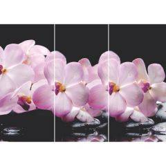 Стол Бостон-3 (Розовая Орхидея) 1100/1420*700, опора Брифинг в Новоуральске - novouralsk.mebel24.online | фото 2