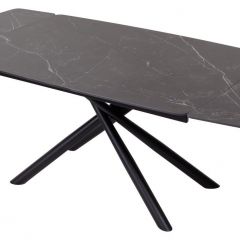 Стол RIVOLI 140 MATT BLACK MARBLE SOLID CERAMIC / BLACK, ®DISAUR в Новоуральске - novouralsk.mebel24.online | фото 3