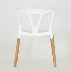 Стул Barneo N-218 Wishbone интерьерный кухонный белый в Новоуральске - novouralsk.mebel24.online | фото 2