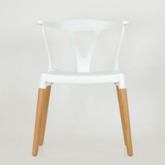 Стул Barneo N-218 Wishbone интерьерный кухонный белый в Новоуральске - novouralsk.mebel24.online | фото 3
