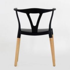 Стул Barneo N-218 Wishbone интерьерный кухонный черный в Новоуральске - novouralsk.mebel24.online | фото 2