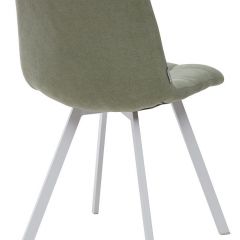 Стул CHILLI SQUARE UF860-11B мятный, ткань/ белый каркас М-City в Новоуральске - novouralsk.mebel24.online | фото 2