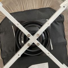 Стул MAVERICK 360 град. поворот. BLUVEL-40 BEIGE/ белый каркас, М-City в Новоуральске - novouralsk.mebel24.online | фото 5