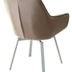 Стул MAVERICK 360 град. поворот. BLUVEL-40 BEIGE/ белый каркас, М-City в Новоуральске - novouralsk.mebel24.online | фото 9