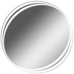 Зеркало Берг 700х700 с подсветкой Домино (GL7055Z) в Новоуральске - novouralsk.mebel24.online | фото