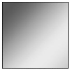 Зеркало Corsica 500х500 black без подсветки Sansa (SB1063Z) в Новоуральске - novouralsk.mebel24.online | фото 1