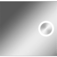 Зеркало Cosmo 100 alum (линза) с подсветкой Sansa (SCL1026Z) в Новоуральске - novouralsk.mebel24.online | фото 1