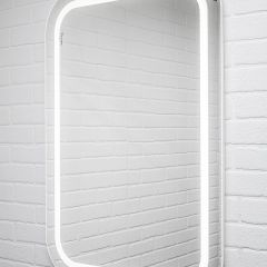 Зеркало Elis 100 white с подсветкой Sansa (SEe1045Z) в Новоуральске - novouralsk.mebel24.online | фото 3