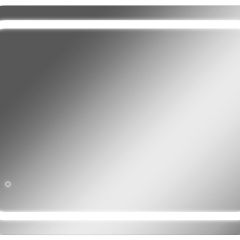 Зеркало Elis 100 white с подсветкой Sansa (SEe1045Z) в Новоуральске - novouralsk.mebel24.online | фото 1