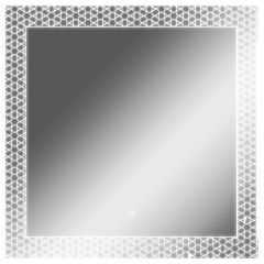 Зеркало Манила 700х700 с подсветкой Домино (GL7052Z) в Новоуральске - novouralsk.mebel24.online | фото