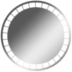 Зеркало Маскат 700х700 с подсветкой Домино (GL7057Z) в Новоуральске - novouralsk.mebel24.online | фото 1