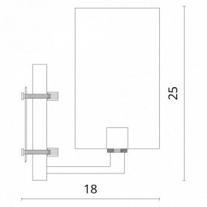 Бра Divinare Porta 5933/01 AP-1 в Новоуральске - novouralsk.mebel24.online | фото 3