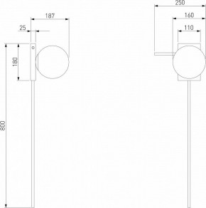 Бра Eurosvet Fredo 40033/1 латунь в Новоуральске - novouralsk.mebel24.online | фото 3