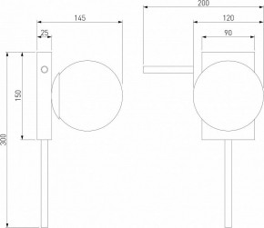 Бра Eurosvet Fredo 40036/1 латунь в Новоуральске - novouralsk.mebel24.online | фото 4