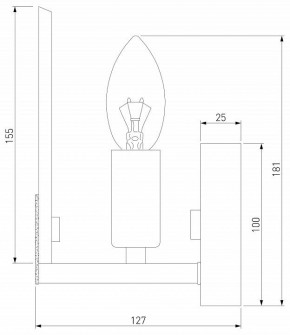 Бра Eurosvet Marble 60158/1 латунь в Новоуральске - novouralsk.mebel24.online | фото 3