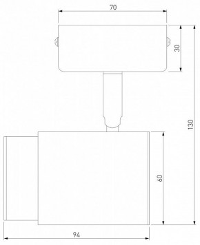 Бра Eurosvet Morgan 20124/1 белый/ черный в Новоуральске - novouralsk.mebel24.online | фото 3