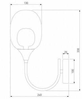 Бра Eurosvet Spritz 70218/1 латунь в Новоуральске - novouralsk.mebel24.online | фото 4