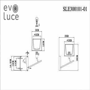 Бра EVOLUCE Denice SLE300101-01 в Новоуральске - novouralsk.mebel24.online | фото 7