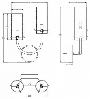 Бра Maytoni Arco MOD223WL-02BS1 в Новоуральске - novouralsk.mebel24.online | фото 3