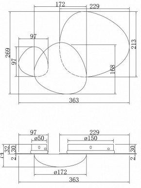 Бра Maytoni Jack-stone MOD314WL-L8G3K в Новоуральске - novouralsk.mebel24.online | фото 5