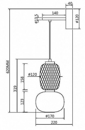 Бра Maytoni Pattern MOD267WL-L18G3K в Новоуральске - novouralsk.mebel24.online | фото 4