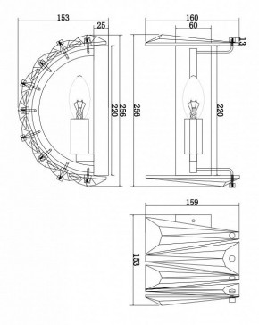 Бра Maytoni Puntes MOD043WL-01CH в Новоуральске - novouralsk.mebel24.online | фото 3