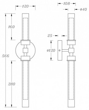 Бра Maytoni Stelo MOD116WL-L7BS3K в Новоуральске - novouralsk.mebel24.online | фото 3