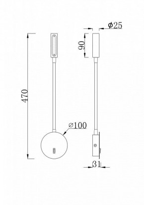 Бра Maytoni Stem C035WL-L3W3K в Новоуральске - novouralsk.mebel24.online | фото 6