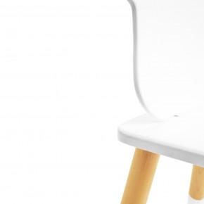 Детский комплект стол и два стула «Облачко» Rolti Baby (белый/береза, массив березы/мдф) в Новоуральске - novouralsk.mebel24.online | фото 2