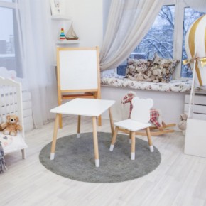 Детский комплект стол и стул «Мишка» Rolti Baby (белый/береза, массив березы/мдф) в Новоуральске - novouralsk.mebel24.online | фото 3