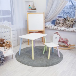 Детский комплект стол и стул «Звезда» Rolti Baby (белый/цветной, массив березы/мдф) в Новоуральске - novouralsk.mebel24.online | фото 2