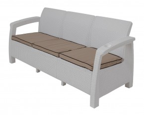 Диван Yalta Premium Sofa 3 Set (Ялта) белый (+подушки под спину) в Новоуральске - novouralsk.mebel24.online | фото