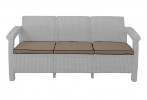 Диван Yalta Premium Sofa 3 Set (Ялта) белый (+подушки под спину) в Новоуральске - novouralsk.mebel24.online | фото 2