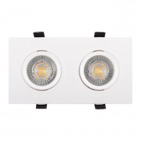 DK3022-WH Встраиваемый светильник, IP 20, 10 Вт, GU5.3, LED, белый, пластик в Новоуральске - novouralsk.mebel24.online | фото 2