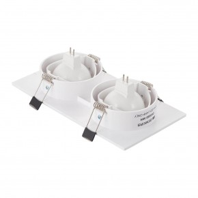 DK3022-WH Встраиваемый светильник, IP 20, 10 Вт, GU5.3, LED, белый, пластик в Новоуральске - novouralsk.mebel24.online | фото 3