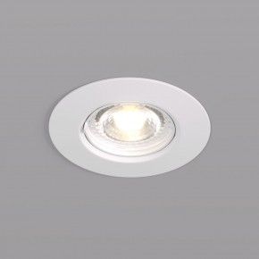 DK3028-WH Встраиваемый светильник, IP 20, 10 Вт, GU5.3, LED, белый, пластик в Новоуральске - novouralsk.mebel24.online | фото 1