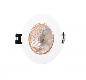 DK3061-WBR Встраиваемый светильник, IP 20, 10 Вт, GU5.3, LED, белый/бронзовый, пластик в Новоуральске - novouralsk.mebel24.online | фото 1