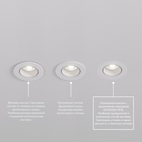DK3061-WBR Встраиваемый светильник, IP 20, 10 Вт, GU5.3, LED, белый/бронзовый, пластик в Новоуральске - novouralsk.mebel24.online | фото 4
