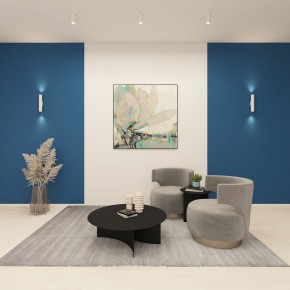 DK5022-WH Настенный светильник, IP20, до 15 Вт, LED, 2xGU10, белый, алюминий в Новоуральске - novouralsk.mebel24.online | фото 3