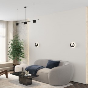 DK5060-BK Бра ORBIT, IP20, 3000К, LED, 10 Вт, черный матовый, алюминий в Новоуральске - novouralsk.mebel24.online | фото 6