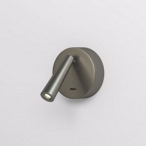 DK5072-DN Бра SHINE WALL со светодиодом, D104*H68, IP20, 3000К, 3W, RA?90, темный никель, алюминий в Новоуральске - novouralsk.mebel24.online | фото 2