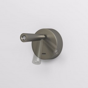 DK5072-DN Бра SHINE WALL со светодиодом, D104*H68, IP20, 3000К, 3W, RA?90, темный никель, алюминий в Новоуральске - novouralsk.mebel24.online | фото 3