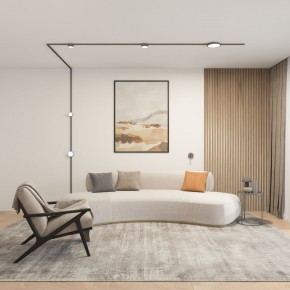 DK5072-DN Бра SHINE WALL со светодиодом, D104*H68, IP20, 3000К, 3W, RA?90, темный никель, алюминий в Новоуральске - novouralsk.mebel24.online | фото 5