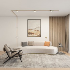 DK5072-SB Бра SHINE WALL со светодиодом, D104*H68, IP20, 3000К, 3W, RA?90, сатинированная латунь, алюминий в Новоуральске - novouralsk.mebel24.online | фото 5
