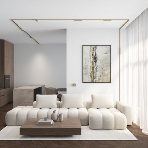 DK5072-SB Бра SHINE WALL со светодиодом, D104*H68, IP20, 3000К, 3W, RA?90, сатинированная латунь, алюминий в Новоуральске - novouralsk.mebel24.online | фото 6