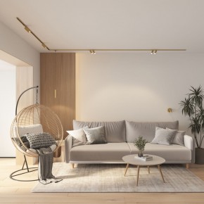 DK5072-SB Бра SHINE WALL со светодиодом, D104*H68, IP20, 3000К, 3W, RA?90, сатинированная латунь, алюминий в Новоуральске - novouralsk.mebel24.online | фото 8