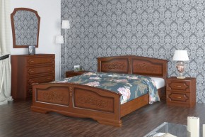 ЕЛЕНА Кровать из массива (Орех) в Новоуральске - novouralsk.mebel24.online | фото