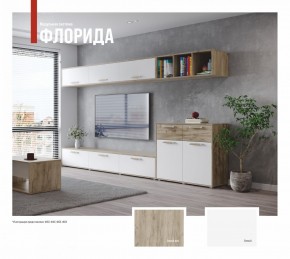 ФЛОРИДА Гостиная (модульная) дуб серый/белый в Новоуральске - novouralsk.mebel24.online | фото